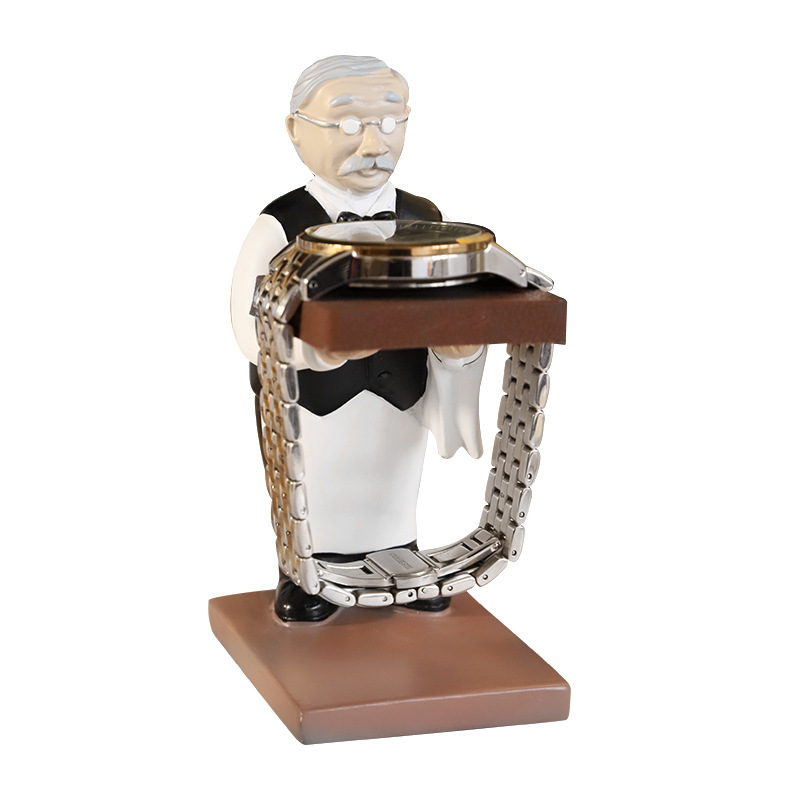 Creative Cartoon Old Manager Watch Stand Display Rack Watch Rack Ornaments - Image 8