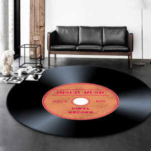 Vinyl Record Carpet Retro 3D Printing And Dyeing