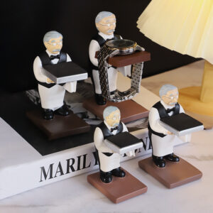 Creative Cartoon Old Manager Watch Stand Display Rack Watch Rack Ornaments