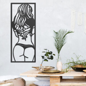3D Line Beauty Acrylic Mirror Decorative Wall Sticker